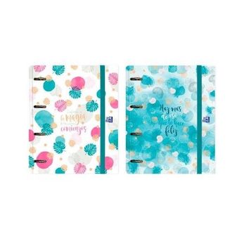 Oxford & Me Carpeta De Anillas 4x35 Europeanbinder Crecambio 100 Hojas A4mas 90gr 5x5 Surtido Tendencia