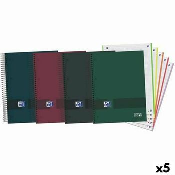 Set De Cuadernos Oxford European Book 5 Multicolor A4 120 Hojas (5 Unidades)