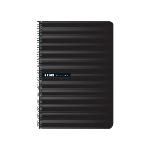 Enri Cuaderno 100h Folio Cuadricula 4x4 Negro 100435750