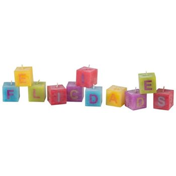 Set Vela Tacos Felicidades 35x3x3 Cm