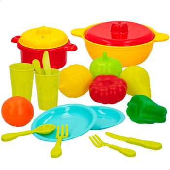 Set Menaje Cocina Metálico Colores 22pzs con Ofertas en Carrefour