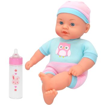 Muñeca bebé 32 cm con conjuntos de ropita