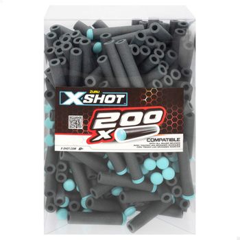 X-shot Pack 200 Dardos Para Pistolas Hechos De Gomaespuma