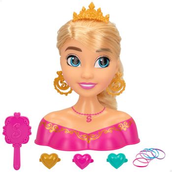 Sparkle Girlz Busto Muñeca Princesa Para Peinar C/accesorios