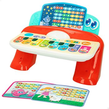 Winfun - Piano Infantil Táctil Con Partituras, Luz Y Sonido, +1 Año