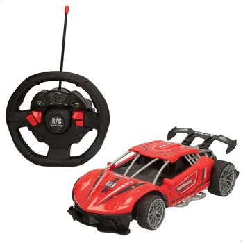 Speed & Go - Coche Teledirigido A Escala 1:12 Con Volante Radiocontrol, Alcanza 10-15 Km/h