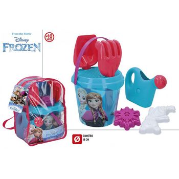 Frozen Set Cubo De Playa C/accesorios Y Mochila Transporte