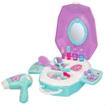 Set De Maquillaje Infantil 2 En 1 C/secador Beauty Fashion Girls