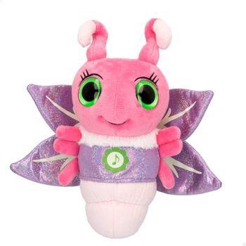 Glowies Peluche Luciérnaga C/luz Y Sonido Para Dormir Rosa