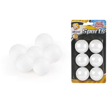 Blister 6 Pelotas Ping-pong