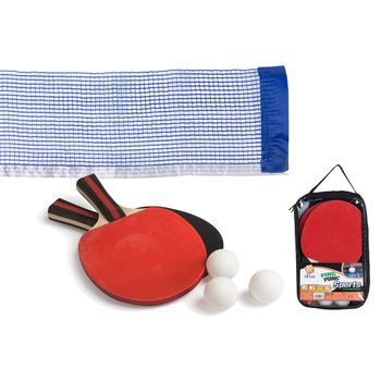 Juego de raqueta de tenis de Mesa con funda y 2 pelotas – OcioExpres