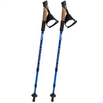 Set 2 Bastones Trekking Aluminio 67-135 Cm Aktive