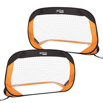 Portería De Fútbol Niños 2 Uds Bolsa Almacenaje 119x82x84,5 Cm Vidaxl con  Ofertas en Carrefour