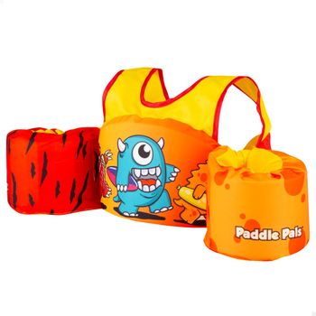 Aqua Sport - Chaleco Salvavidas Niño Monstruo 15-30 Kg Regulable, Cómodo Y Seguro