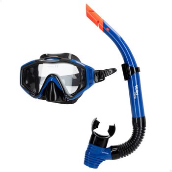 Aqua Sport-set Mascara Buceo Cristal Adulto C/tubo 2/s