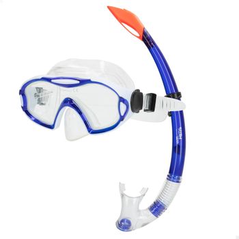 Aqua Sport-set Mascara Buceo Cristal Junior C/tubo 2/s