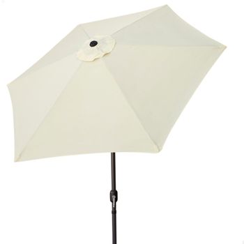 Sombrilla Jardín, Parasol, Beige Diam 300 Cm - 180 Gr con Ofertas en  Carrefour