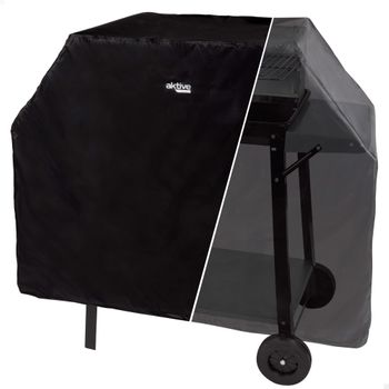 Funda Para Barbacoa Impermeable Aktive, 100% Poliéster,  142x60,5x120cm