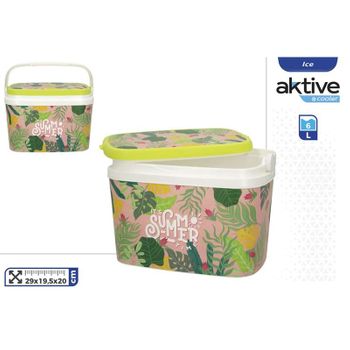 Nevera Plastico Summmer Tropical 6l (color Baby - 62250)