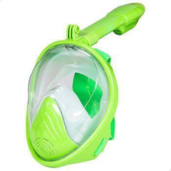 Máscara De Snorkel Verde Infantil Aqua Sport, Para Mayores De 3 Años.