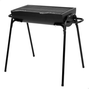 Barbacoa Portátil De Acero 91x33x71 Cm - Aktive. Negro