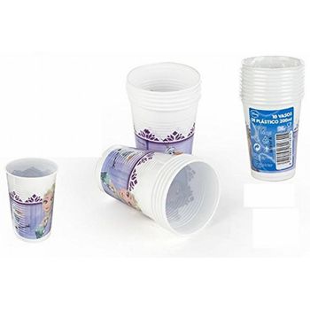 Pack De 10 Vasos De Plástico De Frozen