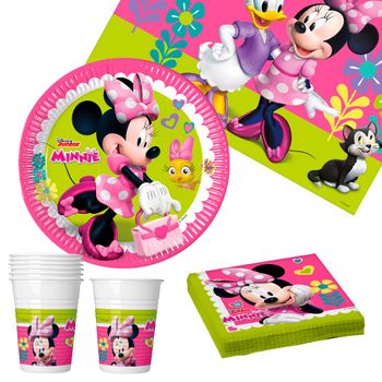 Set De Fiesta 37 Piezas Minnie Mouse