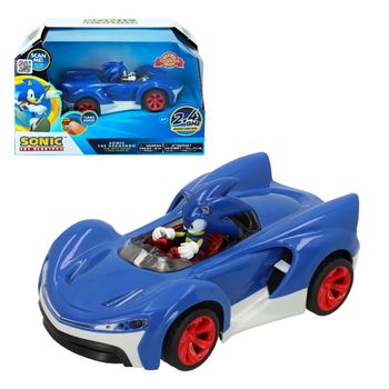 Coche Rc Sonic Con Luz Y Turbo Bost Team Sonic Racing