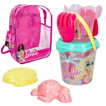 Mochila Barbie iridiscente con plastilina