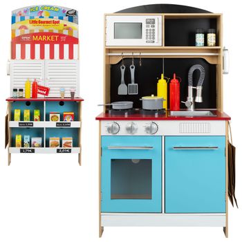 Cocina De Madera Infantil 69x30x85 Cm Blanco - Cocinas Infantiles De  Juguete Para Niños con Ofertas en Carrefour