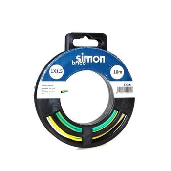 Cable Electricidad Hilo Flexible 1x1,5 10mt Azul Simon Brico