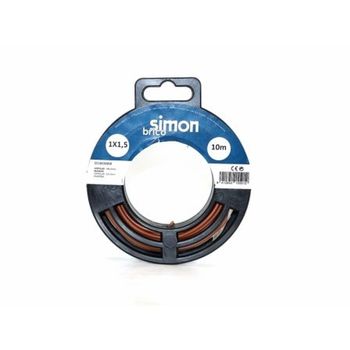 Cable Electricidad Hilo Flexible 1x1,5 10mt Marron Simon Brico