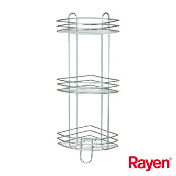 Rayen, Accesorio Para Ducha Con 3 Estantes, Color Gris Metalizado