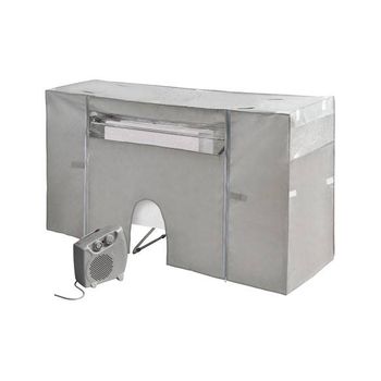 Tendedero Plegable De Metal Aluminio Homcom 157,5x54x101 Cm- Blanco con  Ofertas en Carrefour