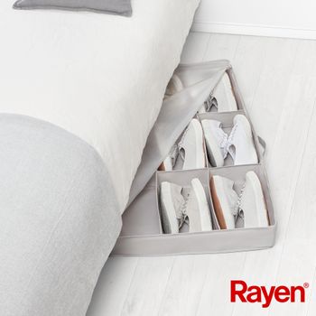 Rayen, Funda Guarda-zapatos, Transpirable, Asas Y Doble Cremallera, Capacidad Hasta 9 Pares, 90 X 50 X 10,5 Cm