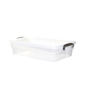 Caja De Ordenación Plástico Denox Eurobox 59 X 40 X 13 Cm 20l Transparente