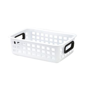 Cesta Europa Plástico Denox 41 X 29 X 14,5 Cm 14 Litros Blanco