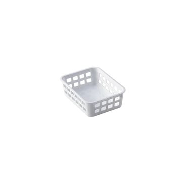 Cesta Plástico Denox Tidy 1. 18,5 X 14 X 6,2 Cm Blanco