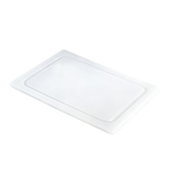 Tabla De Cortas Grande Plástico Denox Domus 40,5 X 28,5 X 1,5 Cm Blanco