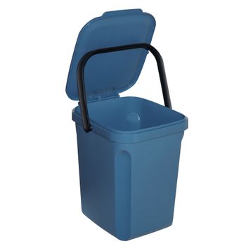 Cubo De Basura De Residuos Orgánicos Plástico Denox 10 Litros Azul