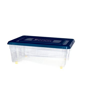 Caja De Ordenación Plástico Denox Mundibox 59 X 39 X 20,5 Cm 32l Azul