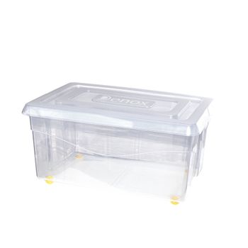 Caja Ordenación Plástico Denox Mundibox 59 X 39 X 29,5 Cm 45l Transparente