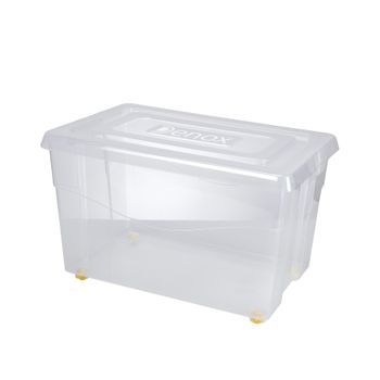 Caja Ordenación Plástico Denox Mundibox 59 X 39 X 36,5 Cm 60l Transparente