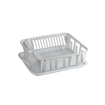 keeeper Escurreplatos con Bandeja, Plástico sin BPA, 39,5 x 39,5 x