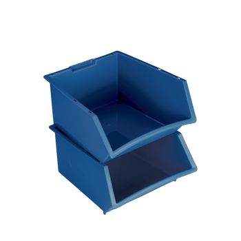 Caja Hogar Grande Denox 36 X 39 X 19,8 Cm Azul