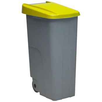 Cubo Basura De Plástico Con Tapadera Cubo Almacenaje Y Reciclar 100 Litros  (gris)jardin202 con Ofertas en Carrefour