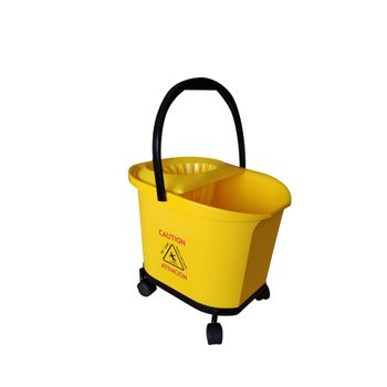 Fregasuelos Selecta Plástico Denox Warning 40,5x29,5x34 Cm 16l Amarillo