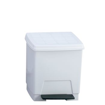 Cubo De Basura Pedalbin Denox Classic 23 Litros Blanco