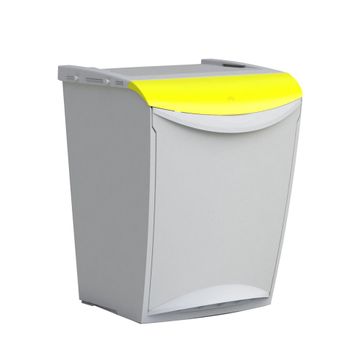 Cubo Basura Reciclaje Denox Ecosystem Sistema Modular 25l Amarillo