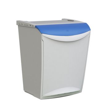 Cubo Basura Reciclaje Denox Ecosystem Sistema Modular 25l Azul